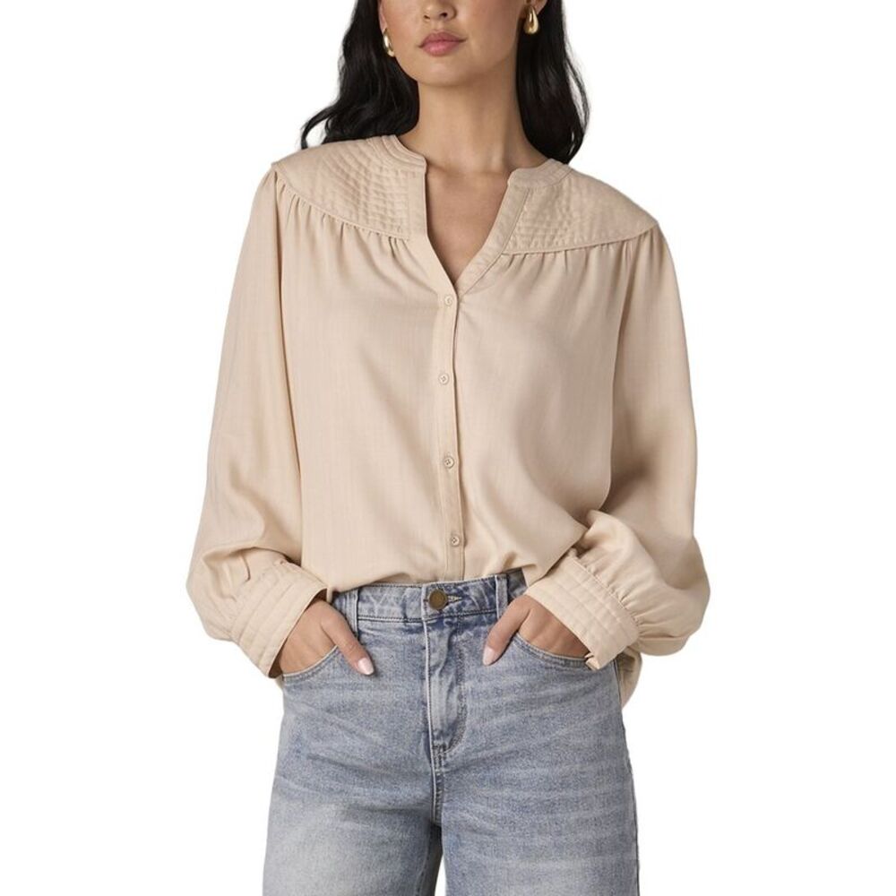 Wit & Wisdom Womens  Woven Top, White